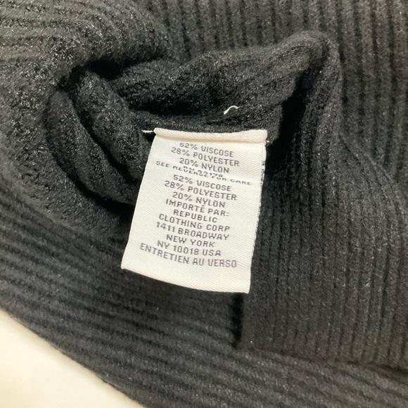 Magaschoni Long Sleeve Hihg Neck Blouse Black Small - Picture 7 of 9